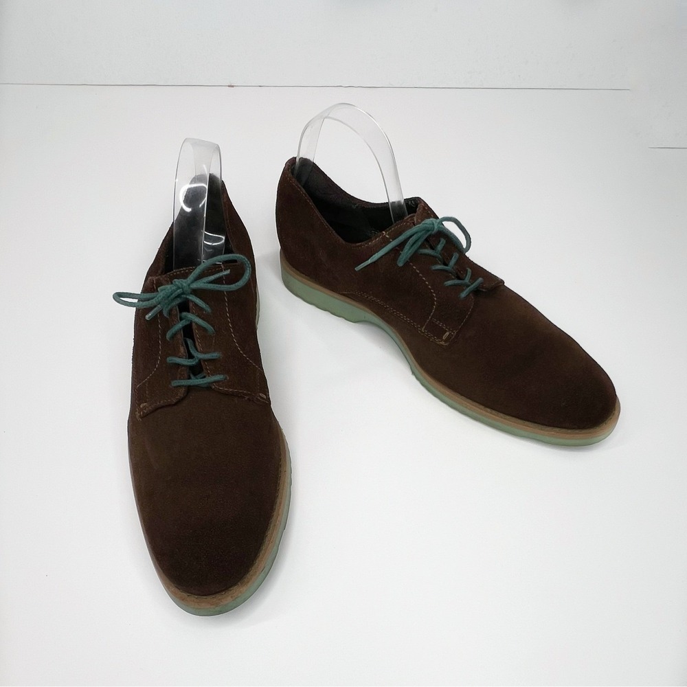 JD FISK Victor Oxfords Suede Lace Up‎ Casual Dress Shoes 10